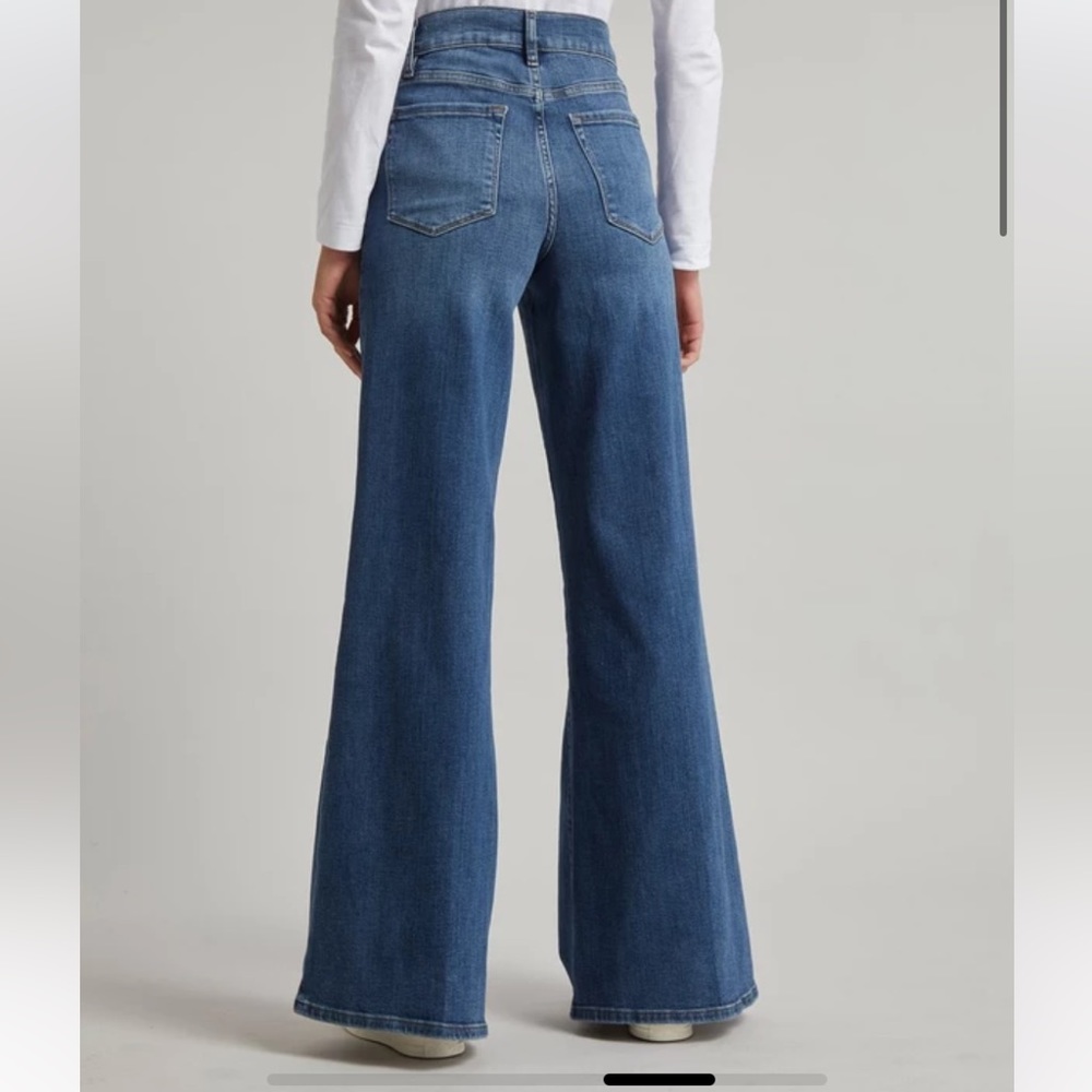 NWT Designer Frame Denim 25 Le Palazzo Crosslane Sustainable